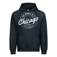 Navy chicago Urban Hoodie - artisFamous