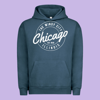 Chicago Urban Hoodie Designed By Artisfamous