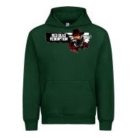 Forest Green red dead redemption Urban Hoodie - artisFamous