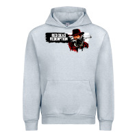 Heather Grey red dead redemption Urban Hoodie - artisFamous