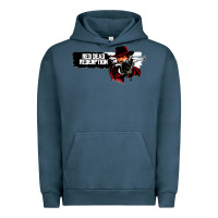 Pigment Midnight Navy red dead redemption Urban Hoodie - artisFamous