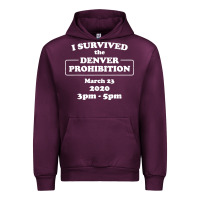 Mauve Wine i survived denver prohibition 2020 Urban Hoodie - artisFamous