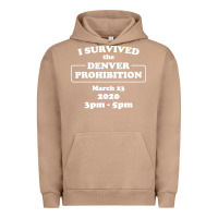 Pigment Burro i survived denver prohibition 2020 Urban Hoodie - artisFamous