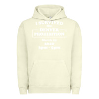 Pigment Pistachio i survived denver prohibition 2020 Urban Hoodie - artisFamous
