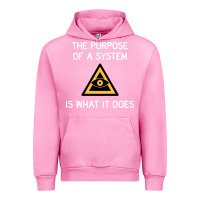 Fuchsia Pink posiwid dark mode Urban Hoodie - artisFamous