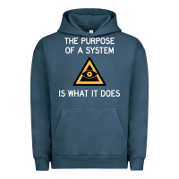 Pigment Midnight Navy posiwid dark mode Urban Hoodie - artisFamous