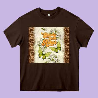 Beauty From Ashes Heavy Core Tee Designed By Tumblerdesignbyshophia
