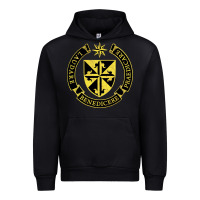 Black Roman Catholic Urban Hoodie - artisFamous