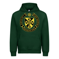 Forest Green Roman Catholic Urban Hoodie - artisFamous