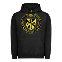 Pigment Black Roman Catholic Urban Hoodie - artisFamous