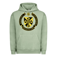 Pigment Oil Green Roman Catholic Urban Hoodie - artisFamous
