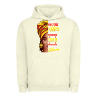Pigment Pistachio black history month shirt african woman afro i am the storm t shirt Urban Hoodie - artisFamous