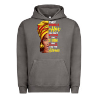 Pigment Tornado black history month shirt african woman afro i am the storm t shirt Urban Hoodie - artisFamous