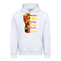 White black history month shirt african woman afro i am the storm t shirt Urban Hoodie - artisFamous