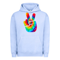 Pigment Grape Ice cool peace hand tie dye t shirt for boys and girls Urban Hoodie - artisFamous