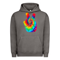Pigment Tornado cool peace hand tie dye t shirt for boys and girls Urban Hoodie - artisFamous