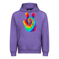 Tulip cool peace hand tie dye t shirt for boys and girls Urban Hoodie - artisFamous