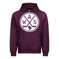 Mauve Wine retro washington dc hockey Urban Hoodie - artisFamous