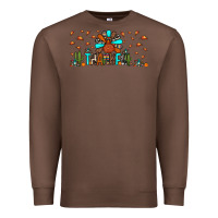 Chestnut thankful turkey Premium Sweatshirt - JahusDesignShop