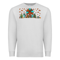 Dove Grey thankful turkey Premium Sweatshirt - JahusDesignShop