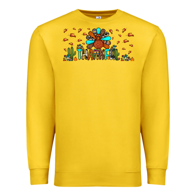 Thankful Turkey Premium Sweatshirt by JahusDesignShop | Teevron