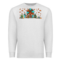 Oatmeal Heather thankful turkey Premium Sweatshirt - JahusDesignShop
