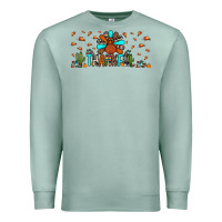 Seafoam thankful turkey Premium Sweatshirt - JahusDesignShop
