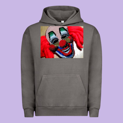 Embroidered Clown Urban Hoodie Designed By Artisfamous