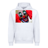 White embroidered clown Urban Hoodie - artisFamous