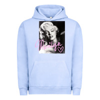 Pigment Grape Ice monroe black and white pink handwriting t shirt Urban Hoodie - artisFamous