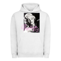 Pigment Lunar Rock monroe black and white pink handwriting t shirt Urban Hoodie - artisFamous