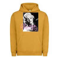 Pigment Peanut Butter monroe black and white pink handwriting t shirt Urban Hoodie - artisFamous