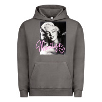 Pigment Tornado monroe black and white pink handwriting t shirt Urban Hoodie - artisFamous