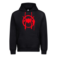 Black spiderverse miles symbol tag t shirt Urban Hoodie - artisFamous