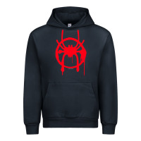 Navy spiderverse miles symbol tag t shirt Urban Hoodie - artisFamous