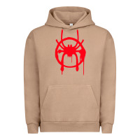 Pigment Burro spiderverse miles symbol tag t shirt Urban Hoodie - artisFamous