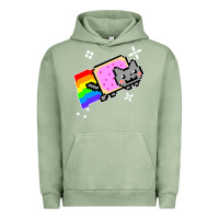 Pigment Oil Green nyan cat t shirt Urban Hoodie - artisFamous