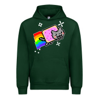 Forest Green nyan cat t shirt Urban Hoodie - artisFamous