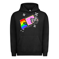 Pigment Black nyan cat t shirt Urban Hoodie - artisFamous