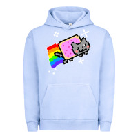 Pigment Grape Ice nyan cat t shirt Urban Hoodie - artisFamous