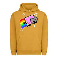 Pigment Peanut Butter nyan cat t shirt Urban Hoodie - artisFamous