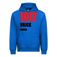 Cobalt 1017 Brick Squad Black Red Urban Hoodie - artisFamous