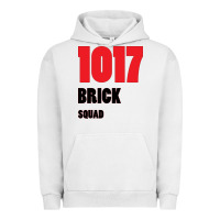 Pigment Lunar Rock 1017 Brick Squad Black Red Urban Hoodie - artisFamous