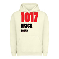 Pigment Pistachio 1017 Brick Squad Black Red Urban Hoodie - artisFamous