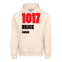 Sandshell 1017 Brick Squad Black Red Urban Hoodie - artisFamous