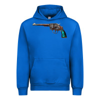 Cobalt Revolver Handgun Urban Hoodie - artisFamous