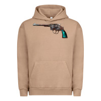 Pigment Burro Revolver Handgun Urban Hoodie - artisFamous