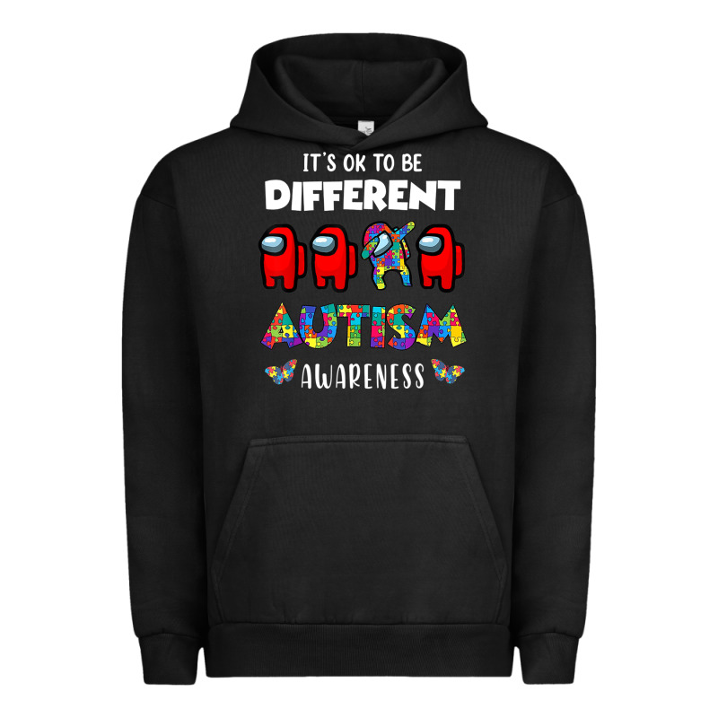 A.mong Us It's O.kay To Be Different Autism Awareness T Shirt Urban Hoodie by artisFamous | Teevron