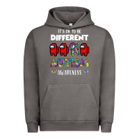 Pigment Tornado a.mong us it's o.kay to be different autism awareness t shirt Urban Hoodie - artisFamous
