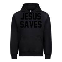 Black jesus saves christian faith trust in god lord christ Urban Hoodie - artisFamous